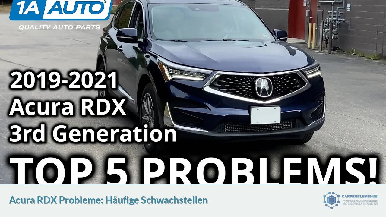 Acura RDX Probleme: Häufige Schwachstellen