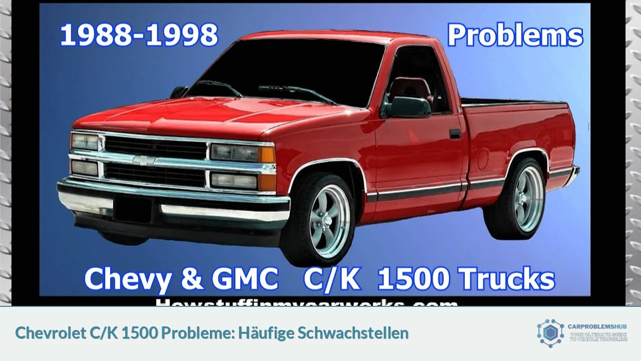Chevrolet C/K 1500 Probleme: Häufige Schwachstellen