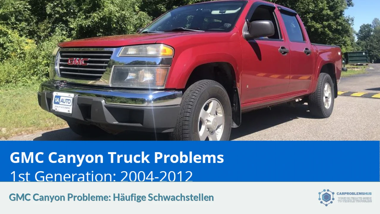 GMC Canyon Probleme: Häufige Schwachstellen