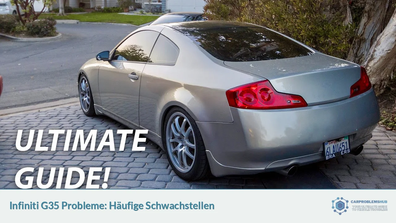 Infiniti G35 Probleme: Häufige Schwachstellen
