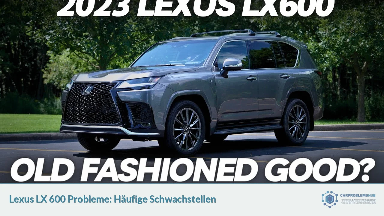 Lexus LX 600 Probleme: Häufige Schwachstellen
