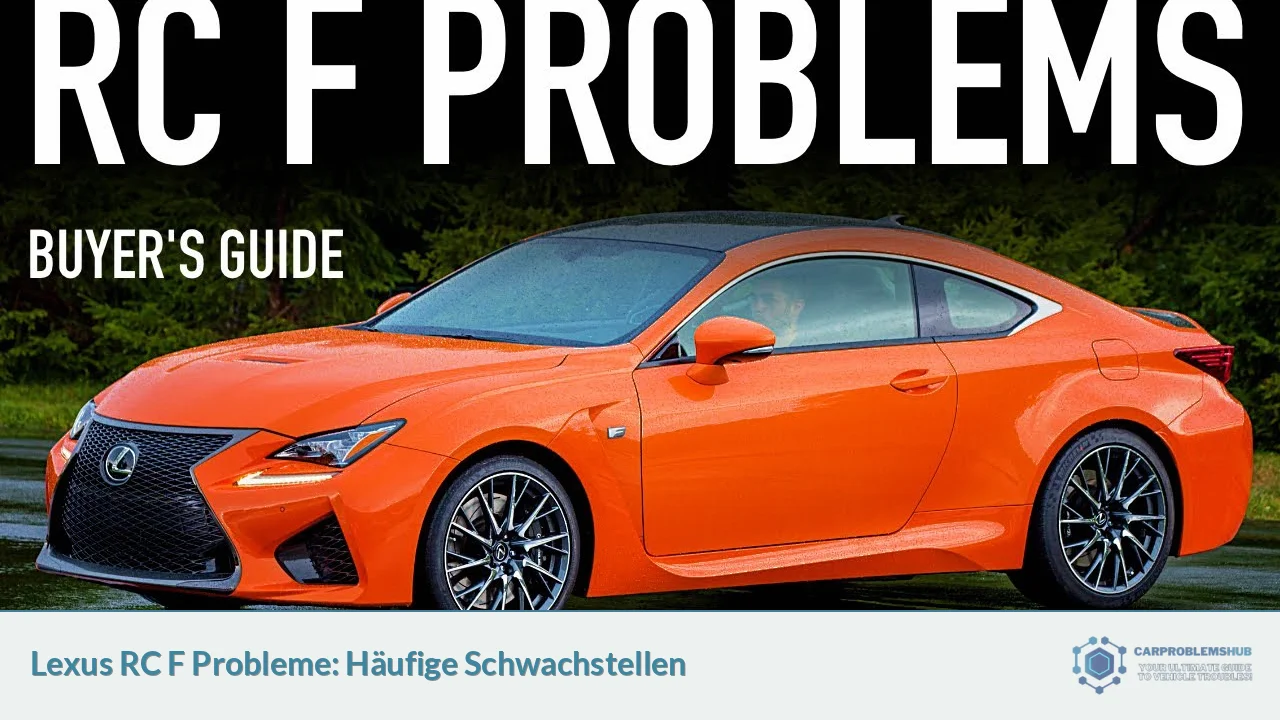 Lexus RC F Probleme: Häufige Schwachstellen