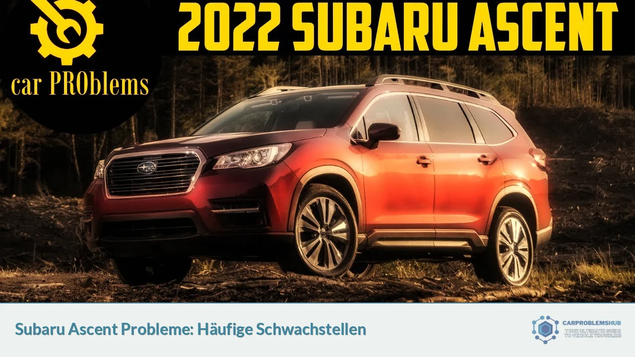 Subaru Ascent Probleme: Häufige Schwachstellen