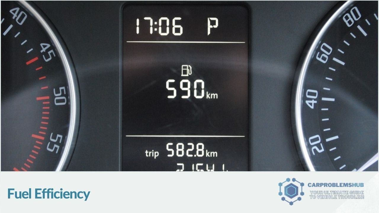 Examination of the fuel efficiency in the Skoda Laura DSG.