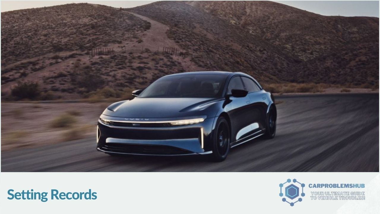 Overview of track records or notable achievements by the Lucid Air Sapphire.