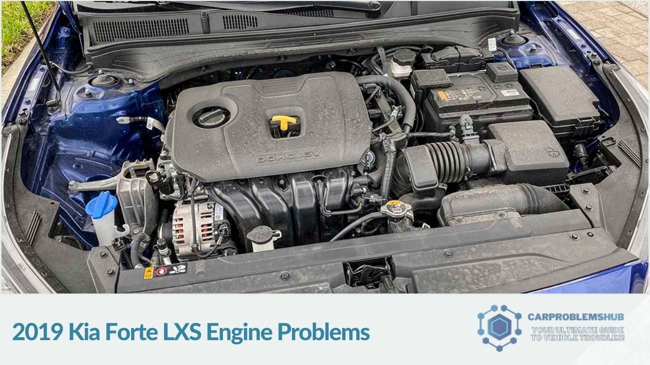 Overview of engine-related problems in the 2019 Kia Forte LXS.