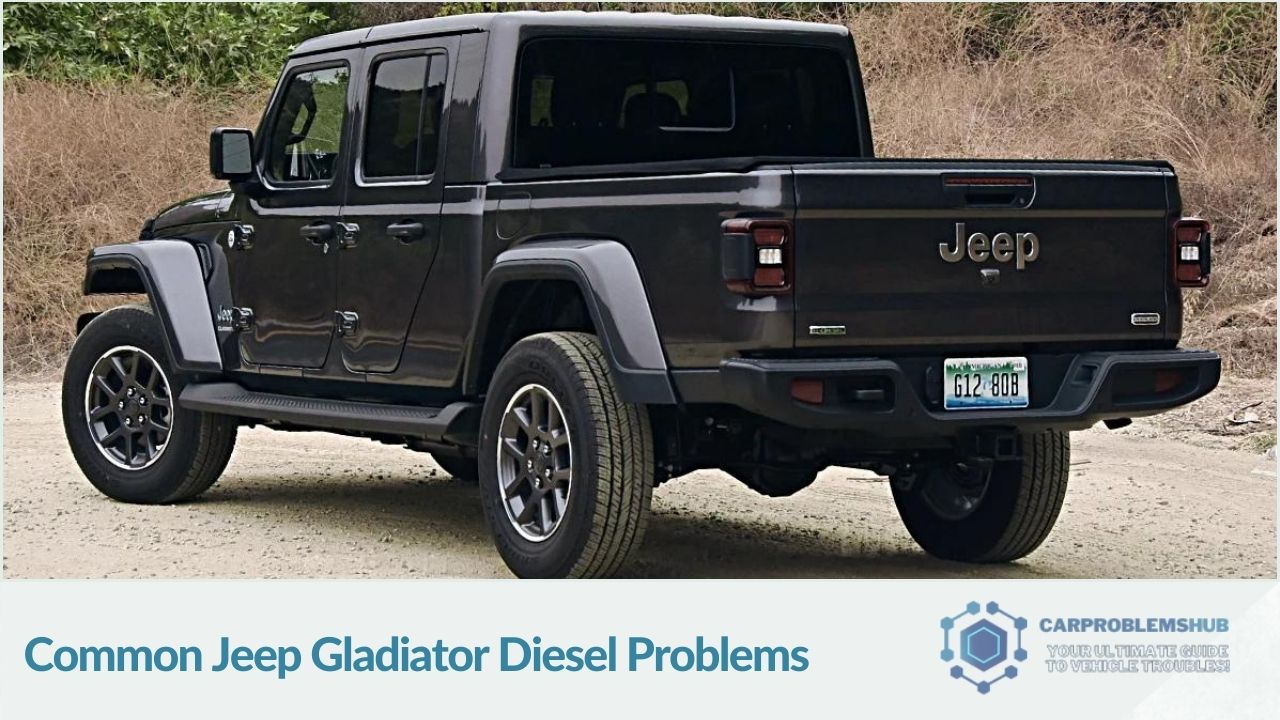Common problems specific to the diesel variant of the Jeep Gladiator.
