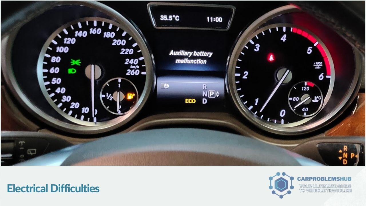 Common electrical system problems encountered in Mercedes ML 250 BlueTEC models.
