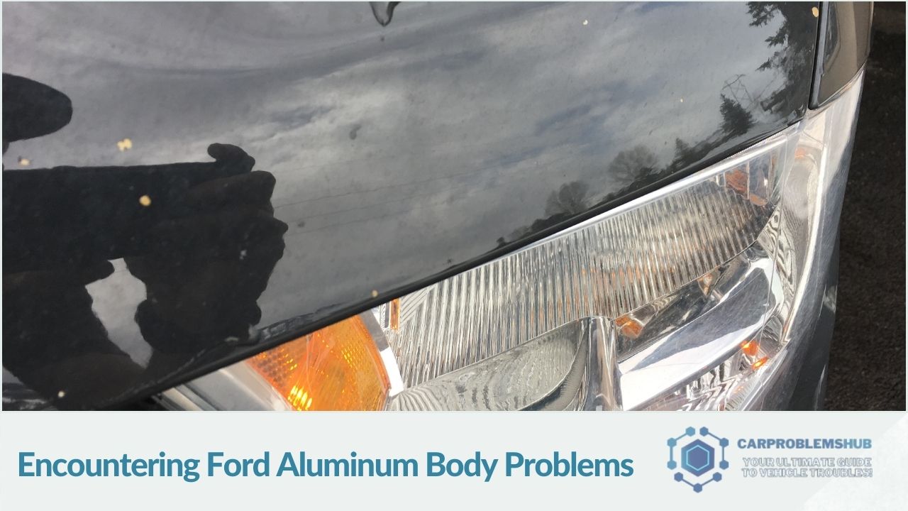 Specific problems faced by Ford vehicle owners with aluminum bodies.