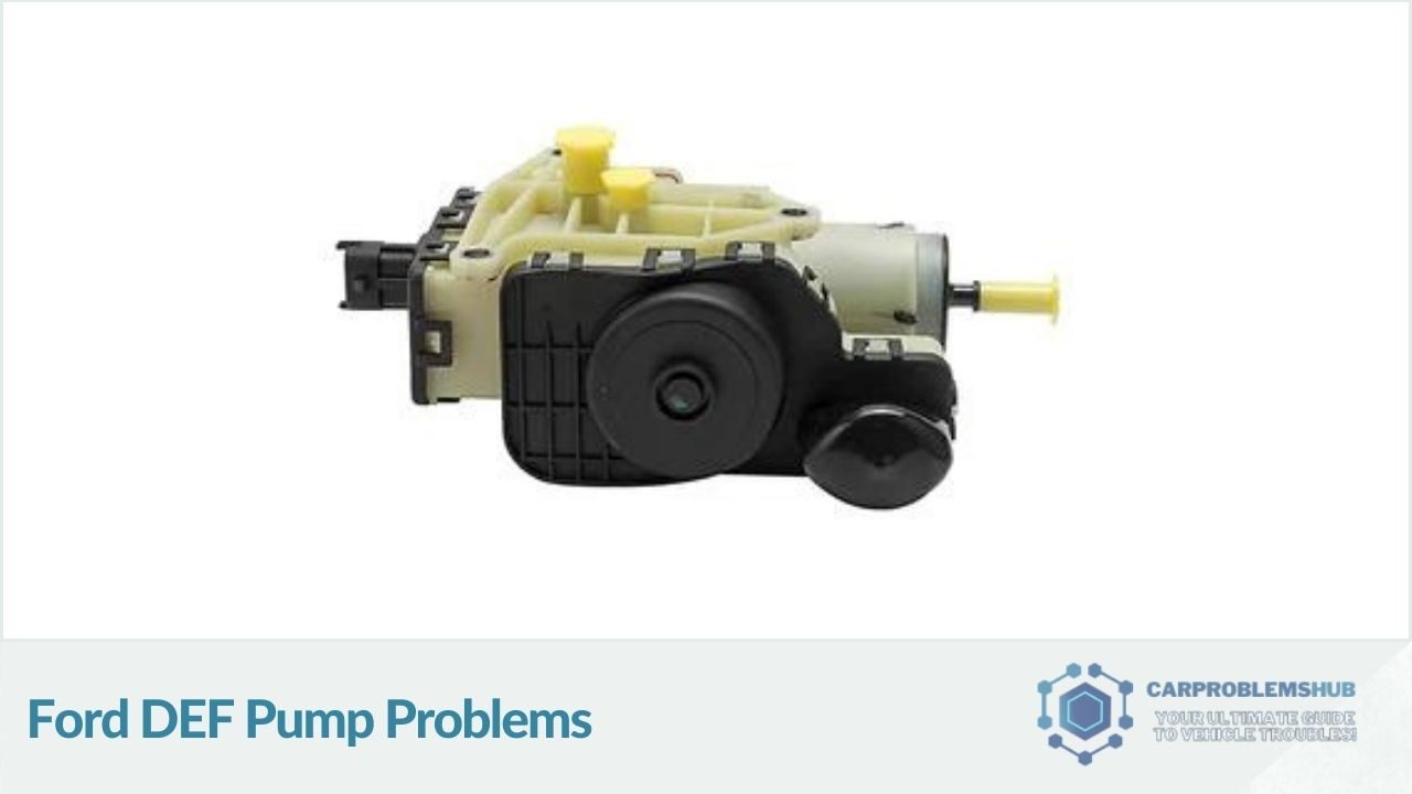 Ford DEF Pump Problems: Causes, Symptoms, and Solutions