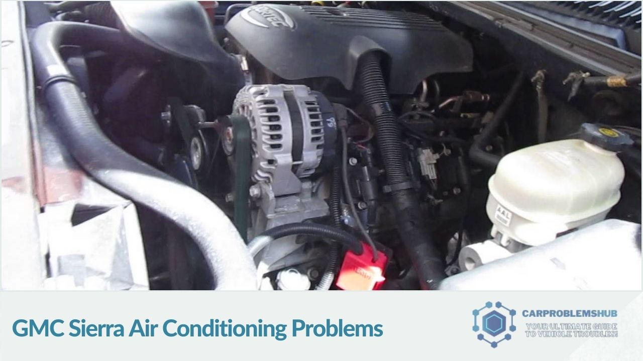 Common issues affecting the air conditioning system in GMC Sierra.