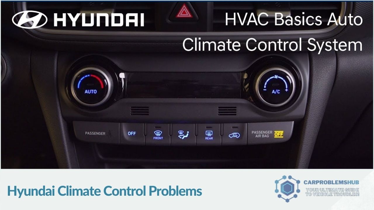 Hyundai Climate Control Problems and Solutions