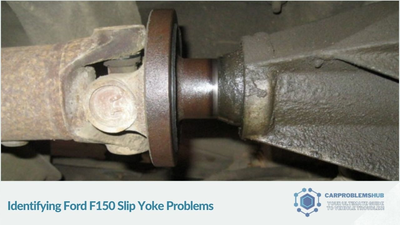 Methods to detect and diagnose slip yoke issues in the Ford F150.