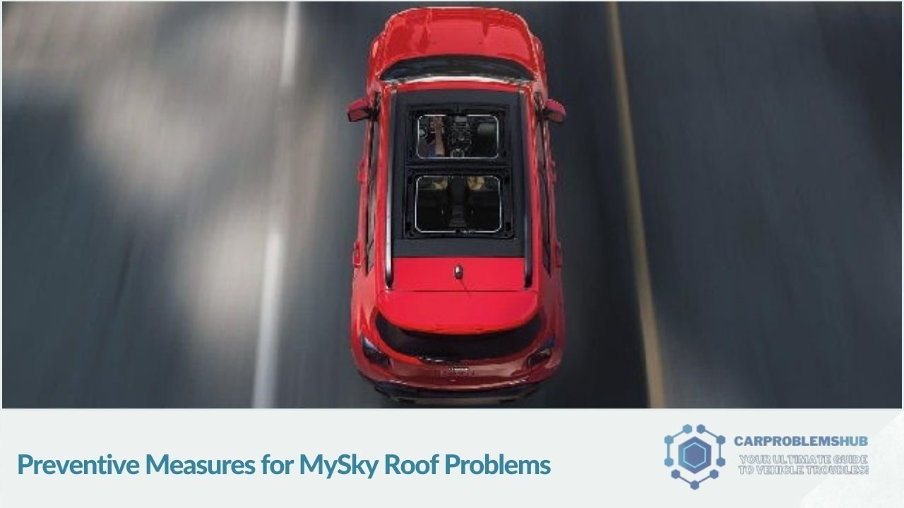 Tips and practices to prevent problems with the My Sky roof system in Jeep Renegades.