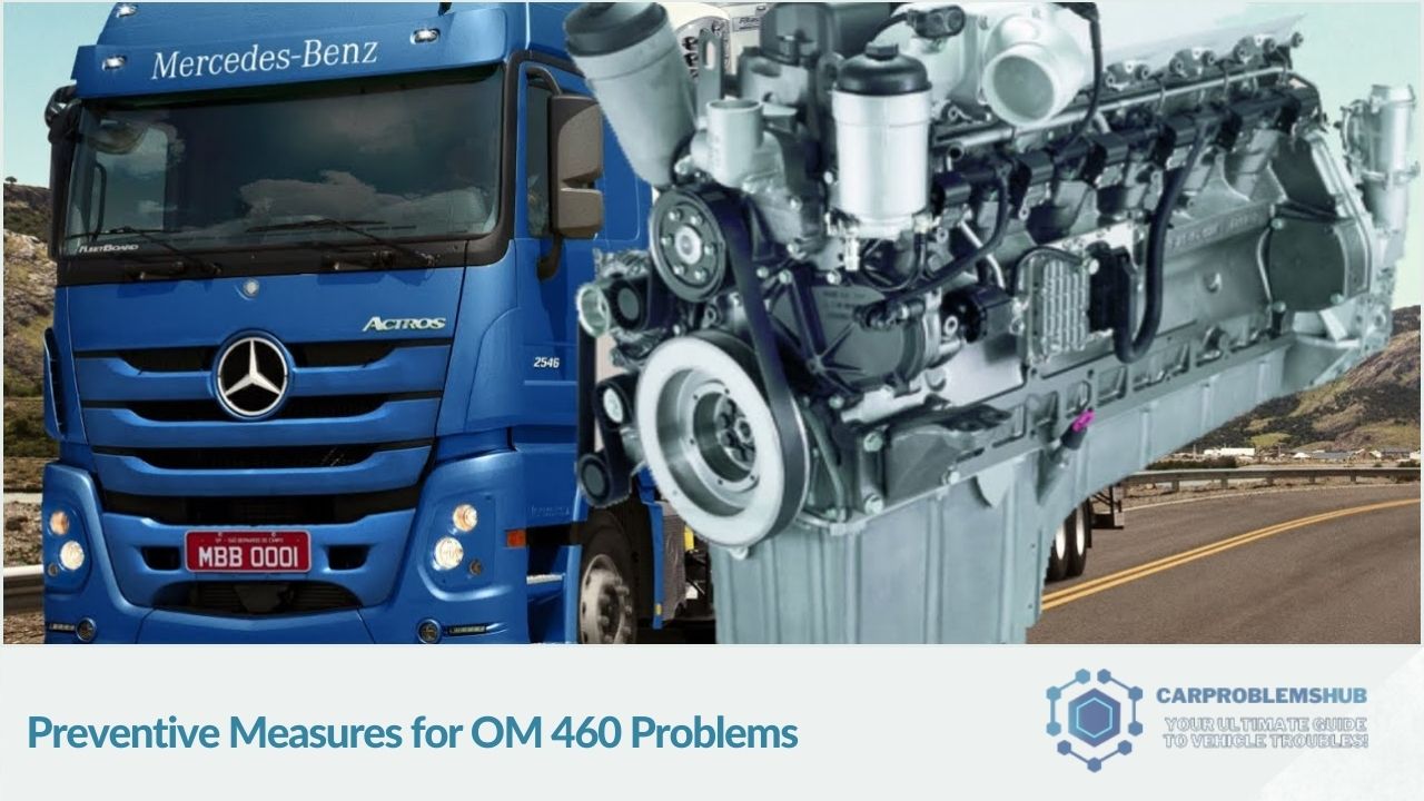 Strategies and practices to prevent or mitigate problems in the OM 460 engine.