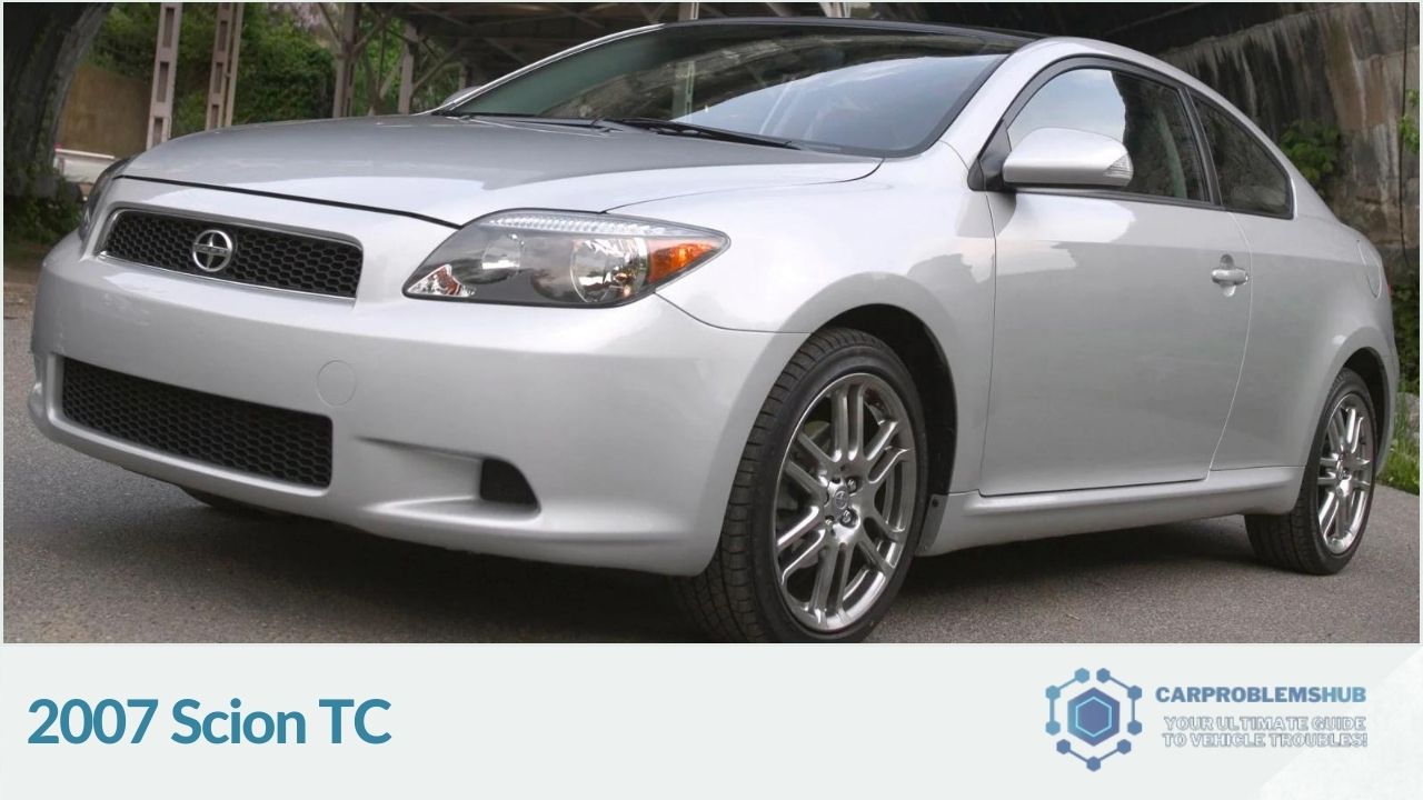 Advising against the 2007 model of the Scion TC.