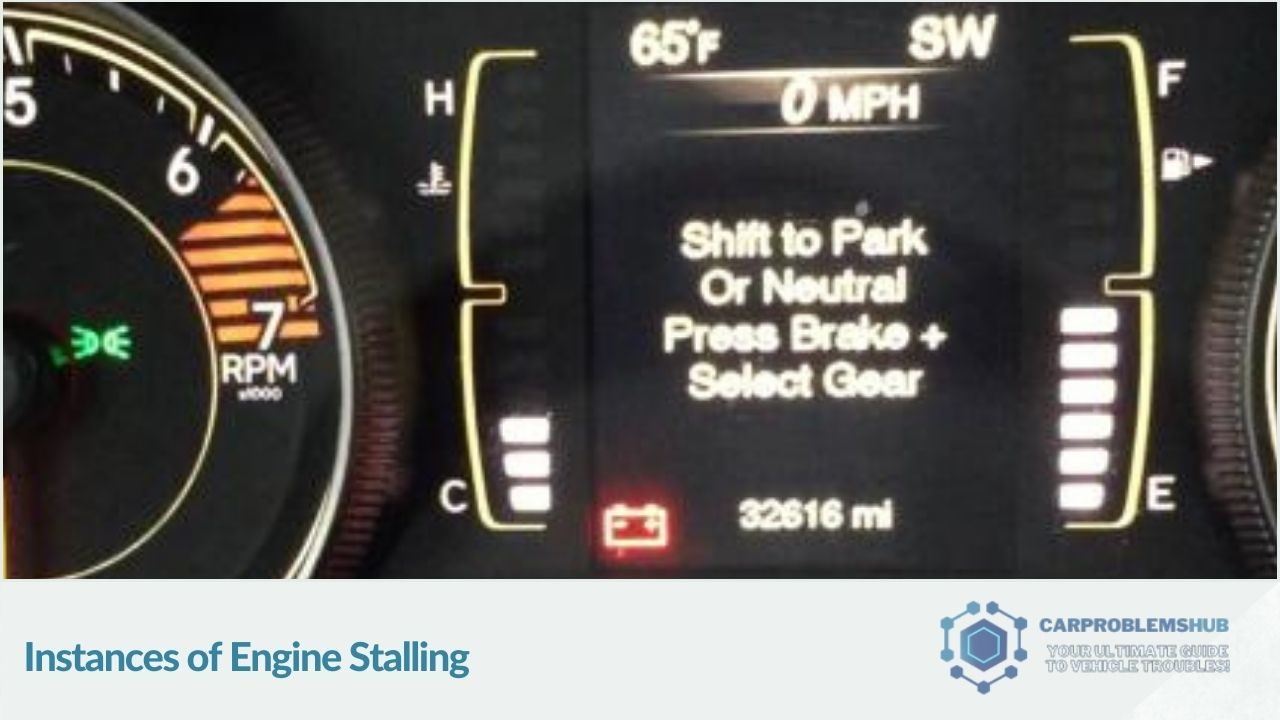 Overview of engine stalling occurrences in Jeep 3.2 V6 models.
