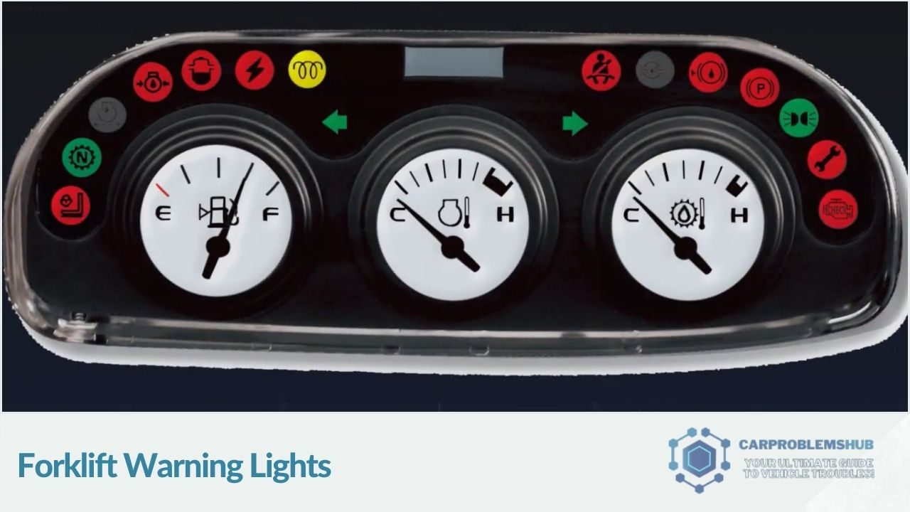 Comprehensive guide explaining Forklift Warning Lights and symbols.
