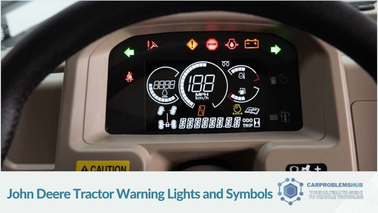 john deere warning lights meaning