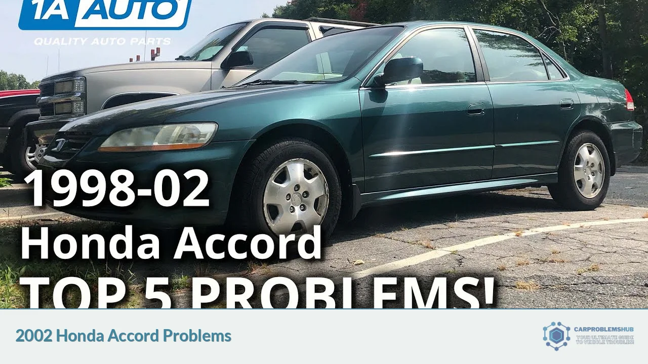 2002 Honda Accord Problems