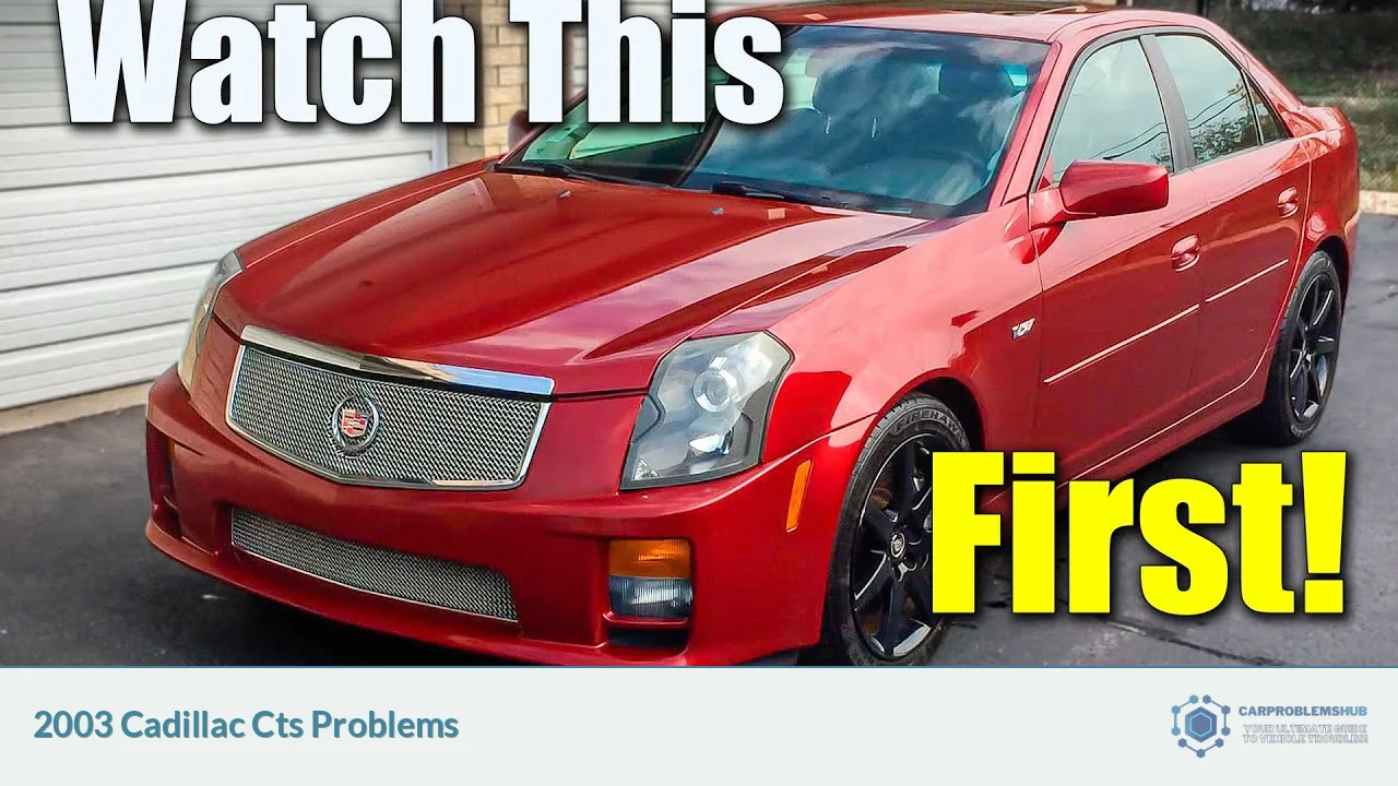 2003 Cadillac Cts Problems