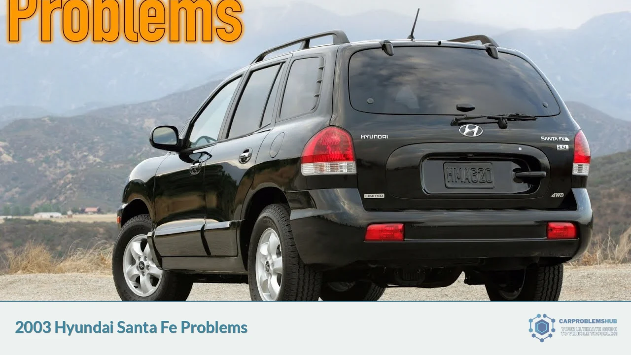 2003 Hyundai Santa Fe Problems