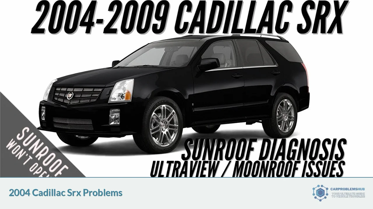 2004 Cadillac Srx Problems