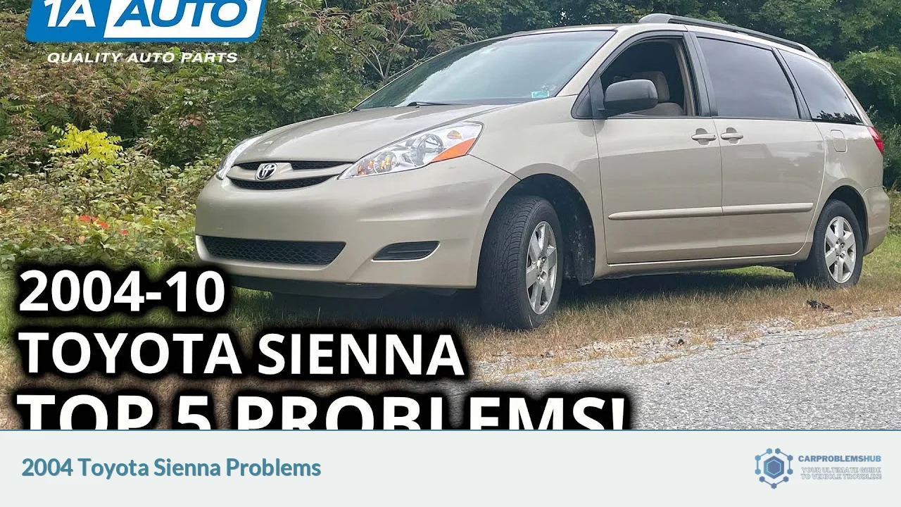 2004 Toyota Sienna Problems