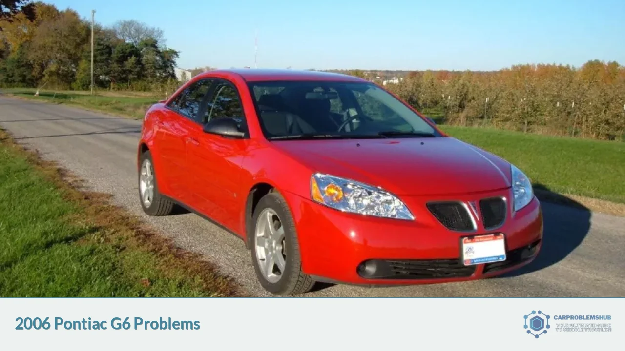 2006 Pontiac G6 Problems