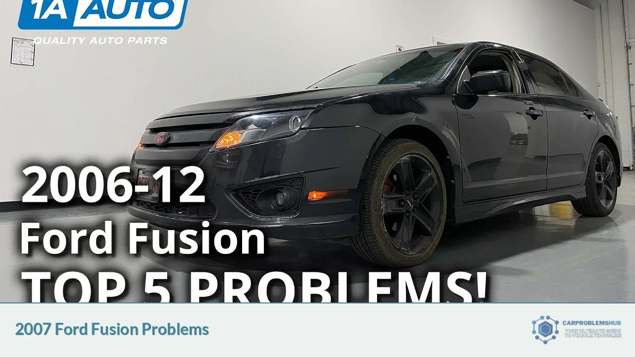 2007 Ford Fusion Problems