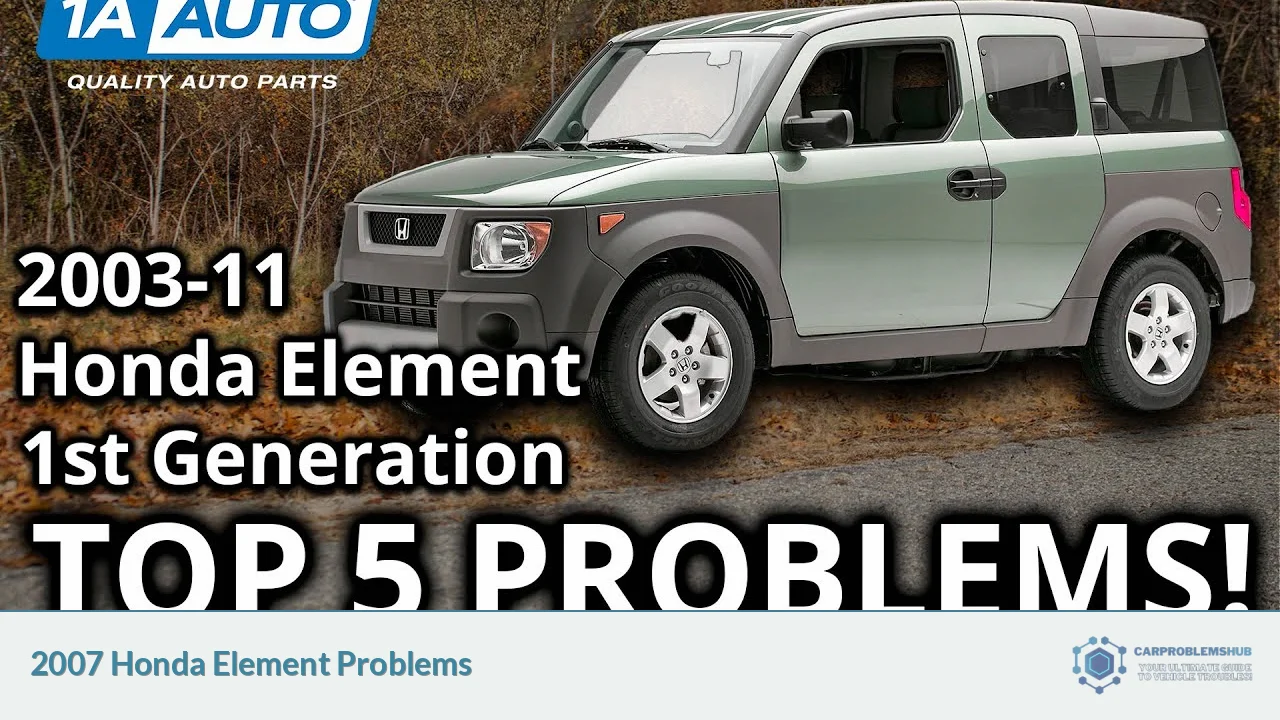 2007 Honda Element Problems