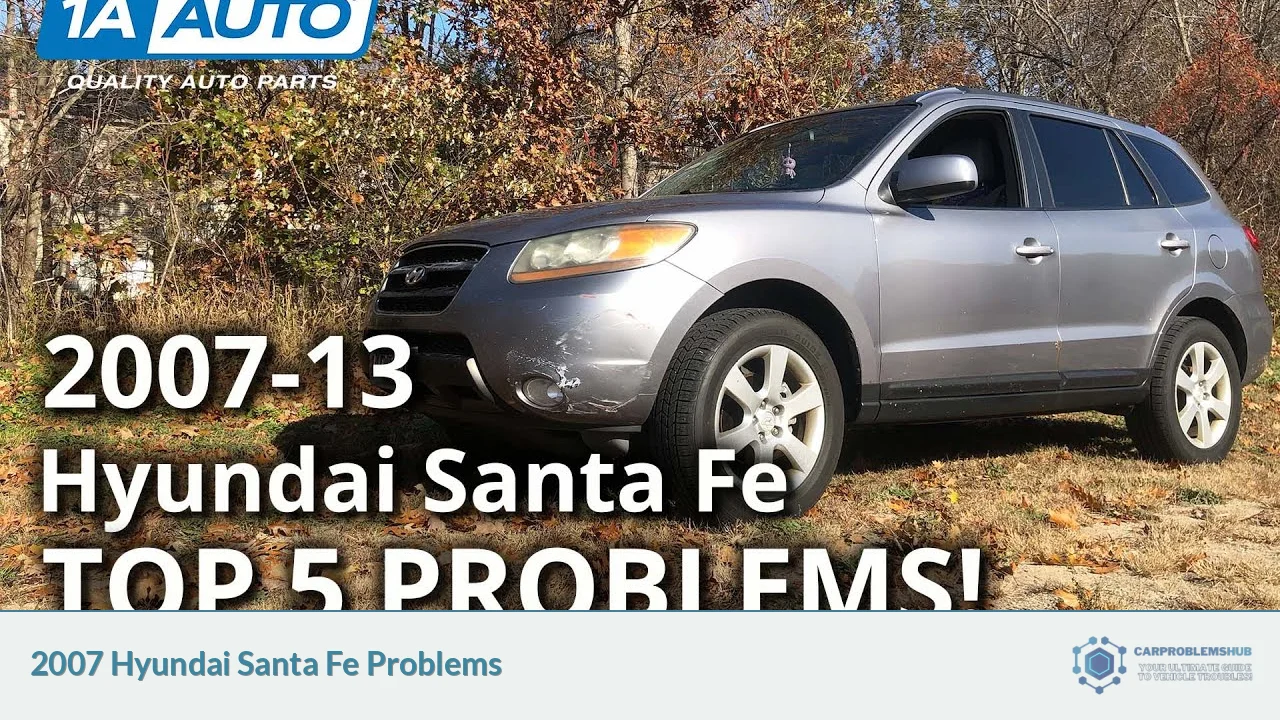 2007 Hyundai Santa Fe Problems