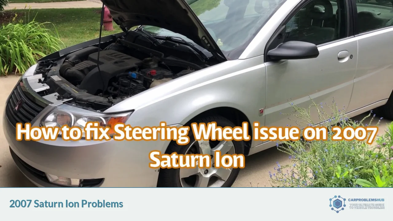 2007 Saturn Ion Problems