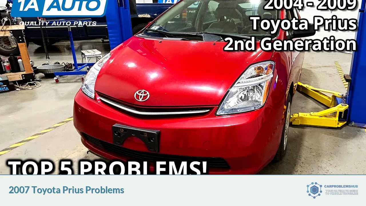 2007 Toyota Prius Problems