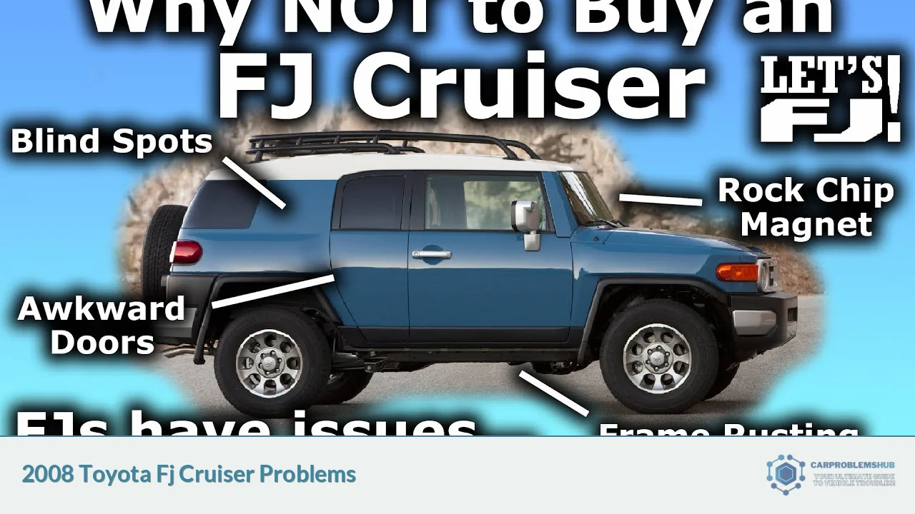 2008 Toyota Fj Cruiser Problems