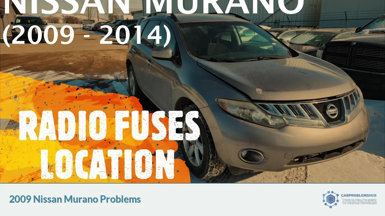 2009 Nissan Murano Problems