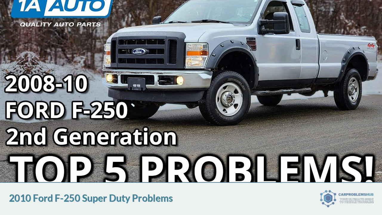 2010 Ford F-250 Super Duty Problems