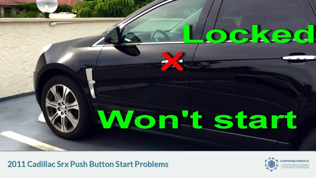 2011 Cadillac Srx Push Button Start Problems