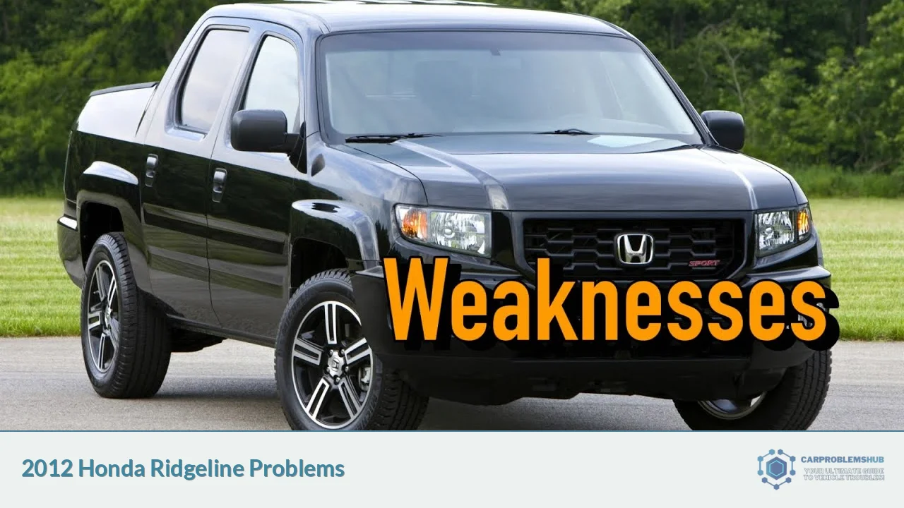 2012 Honda Ridgeline Problems