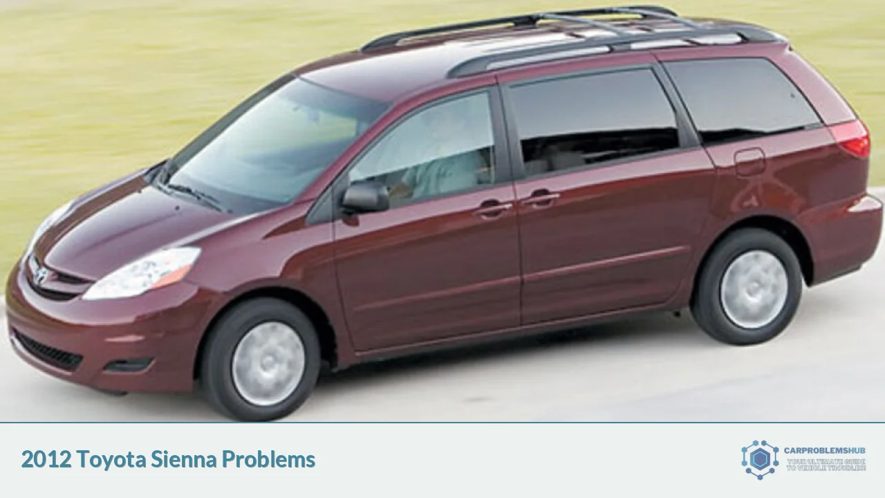 2012 Toyota Sienna Problems