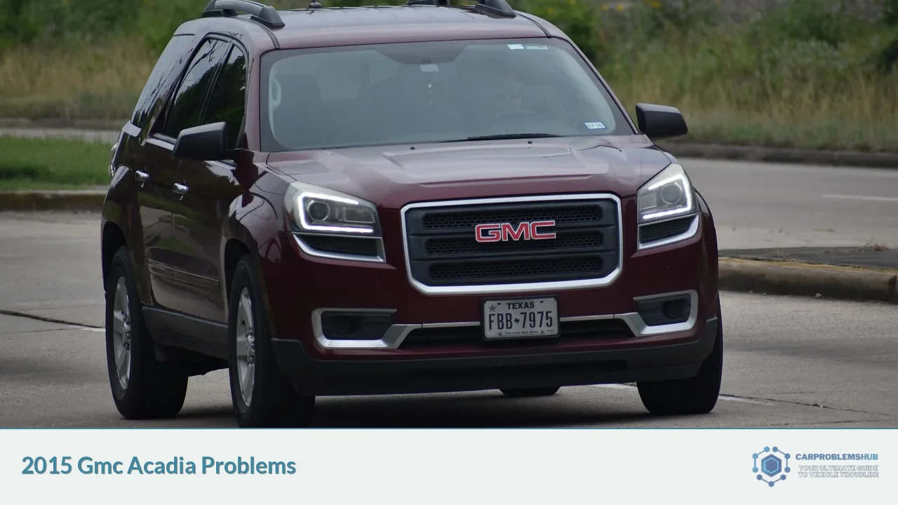 2015 Gmc Acadia Problems