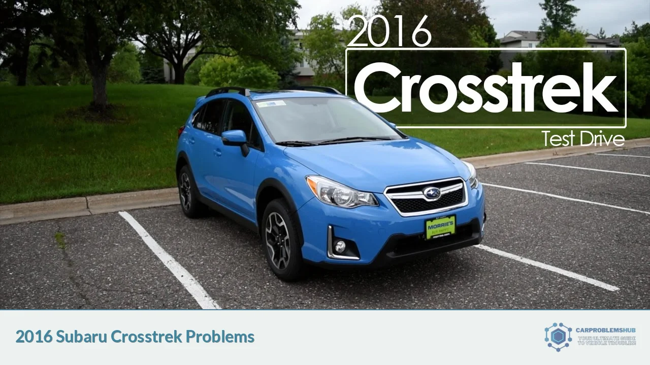 2016 Subaru Crosstrek Problems