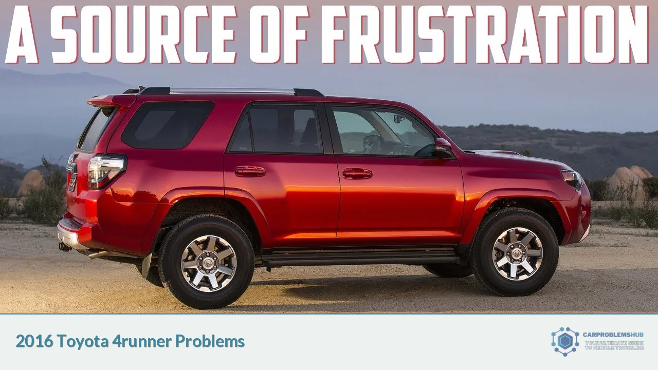 2016 Toyota 4runner Problems