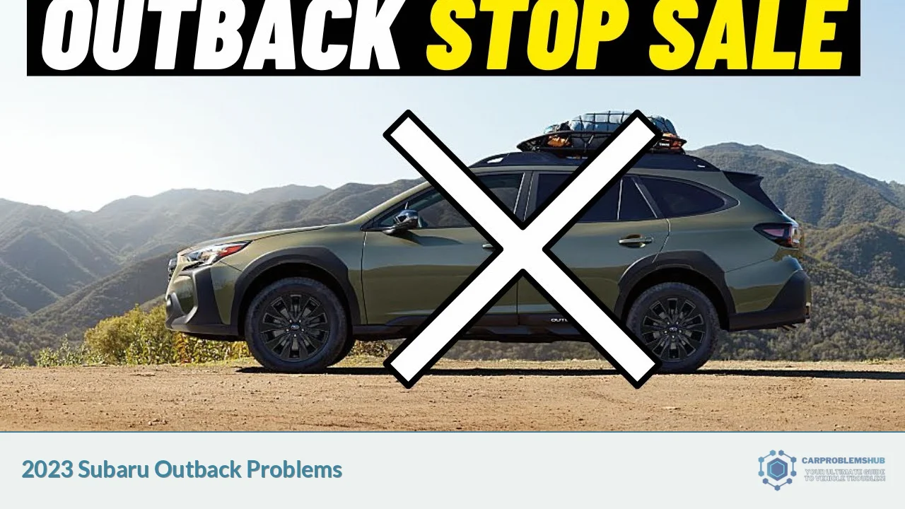 2023 Subaru Outback Problems