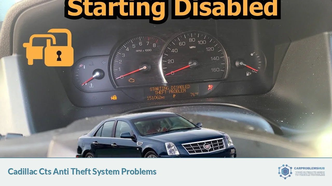 Cadillac Cts Anti Theft System Problems