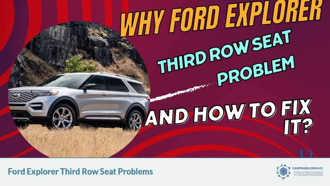 Ford Explorer Third Row Seat Problems