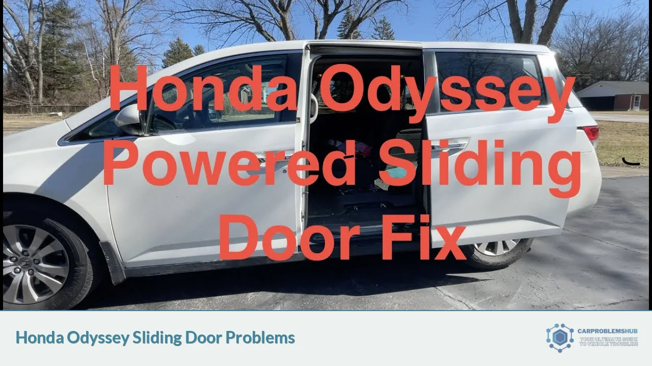 Honda Odyssey Sliding Door Problems