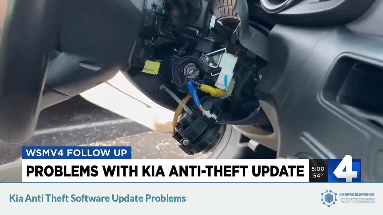 Kia Anti Theft Software Update Problems