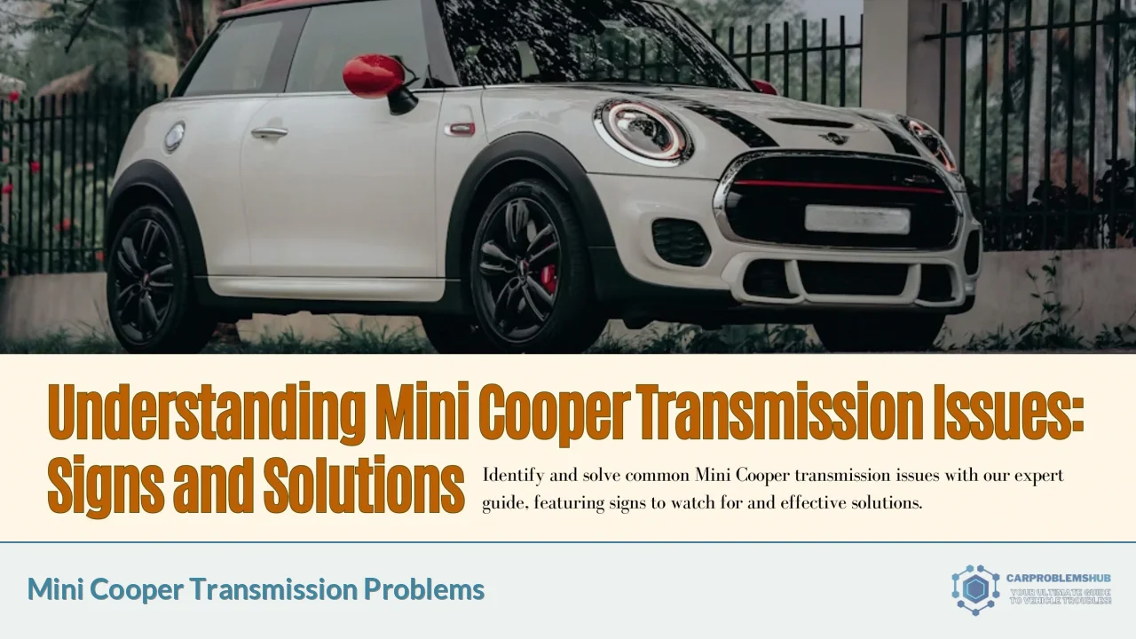 Mini Cooper Transmission Problems