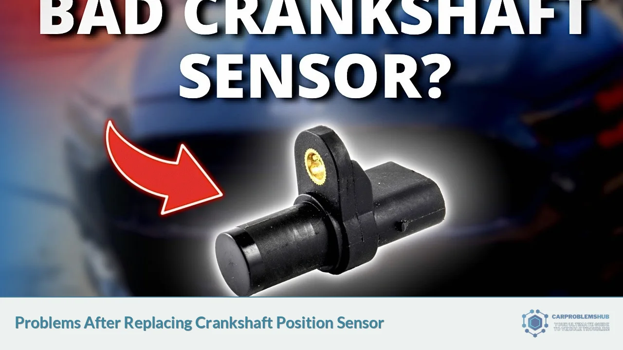 Problems After Replacing Crankshaft Position Sensor